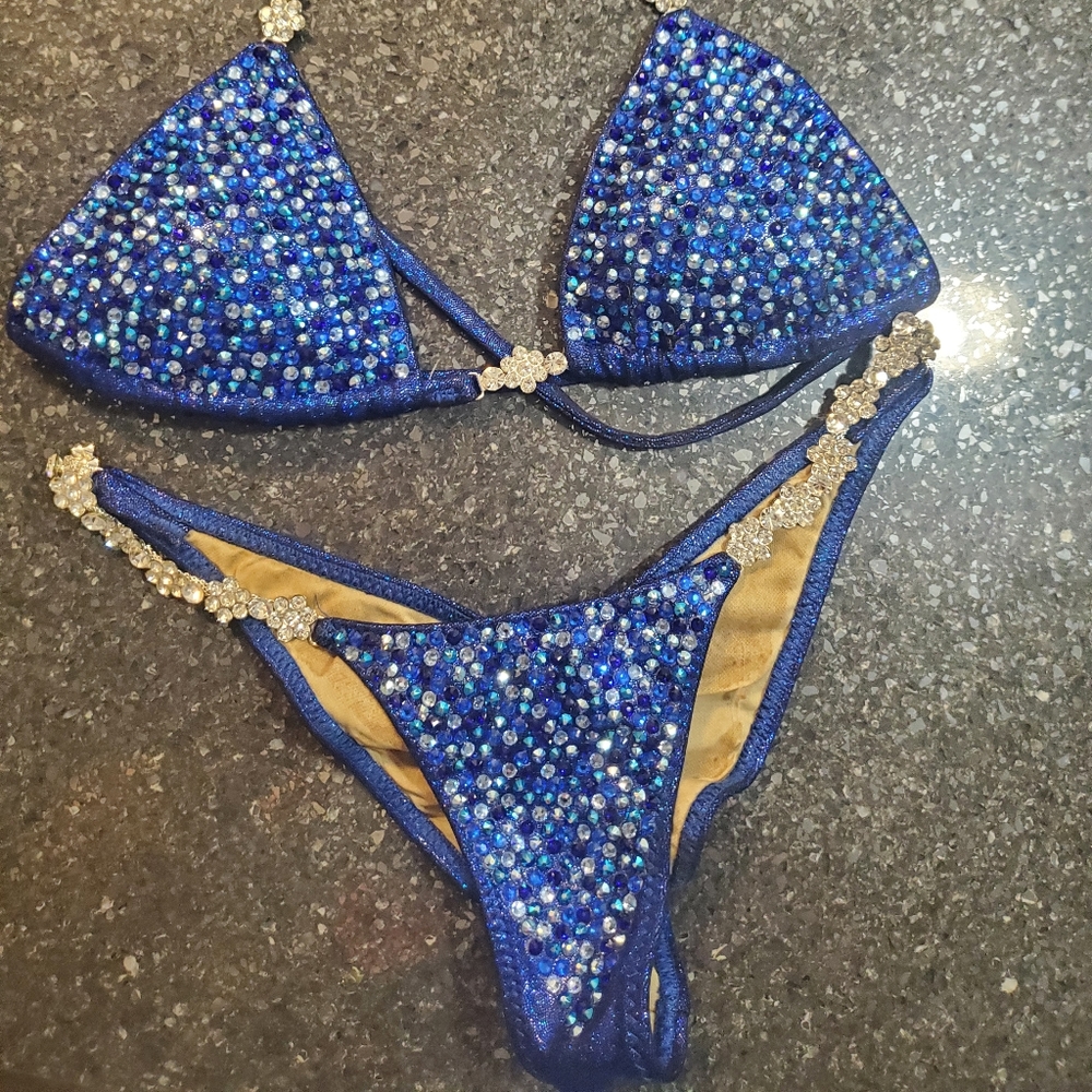 Ravish Sands Royal Blue Bikini competition suit